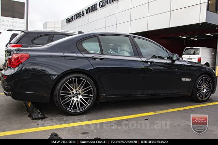 20x8.5 20x10 Simmons OM-C BM on BMW 7 SERIES