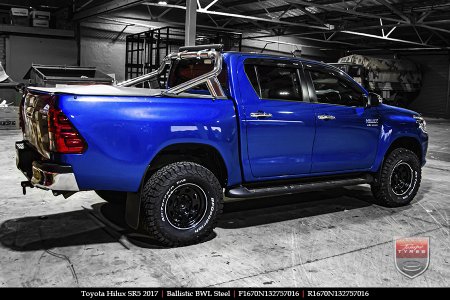 16x7.0 Ballistic BWL Steel on TOYOTA HILUX SR5