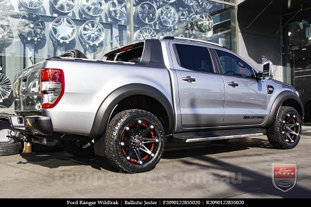 20x9.0 Ballistic Jester on FORD RANGER WILDTRAK