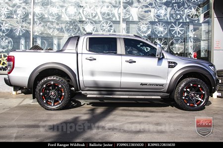 20x9.0 Ballistic Jester on FORD RANGER WILDTRAK