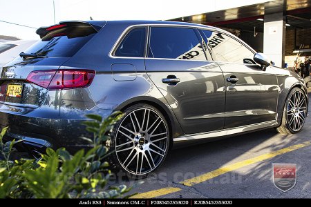 20x8.5 20x10 Simmons OM-C BM on AUDI RS3