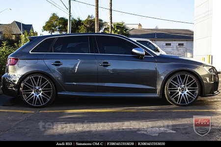 20x8.5 20x10 Simmons OM-C BM on AUDI RS3