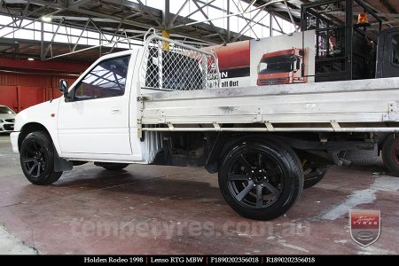 18x9.0 Lenso RTG MBW on HOLDEN RODEO