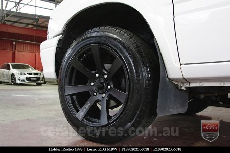 18x9.0 Lenso RTG MBW on HOLDEN RODEO