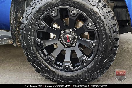 18x9.0 Simmons MAX X09 MBW on FORD RANGER