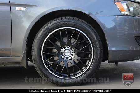 17x7.0 Lenso Type-M - MBJ on MITSUBISHI LANCER