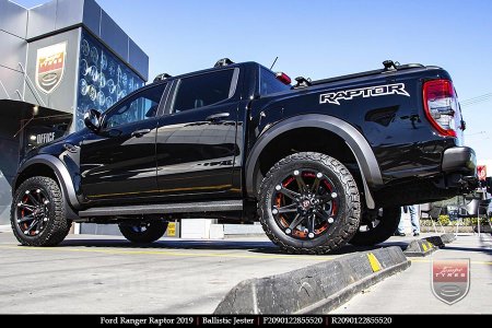 20x9.0 Ballistic Jester on FORD RANGER RAPTOR