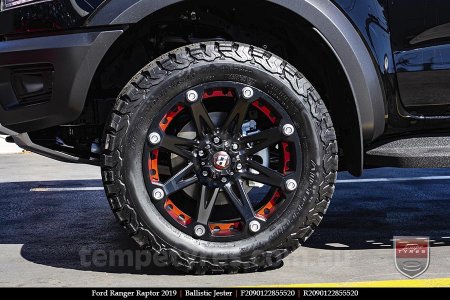 20x9.0 Ballistic Jester on FORD RANGER RAPTOR