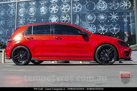 19x8.5 19x9.5 Lenso Conquista A CQA MK  on VW GOLF