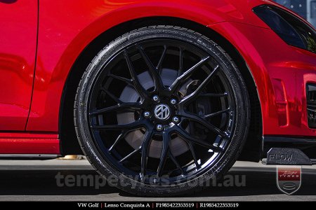 19x8.5 19x9.5 Lenso Conquista A CQA MK  on VW GOLF