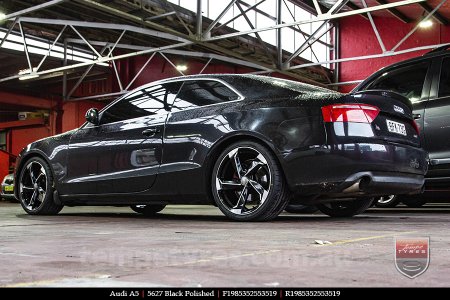 19x8.5 5627 Black Polished on AUDI A5