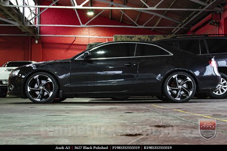 19x8.5 5627 Black Polished on AUDI A5