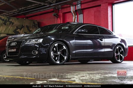 19x8.5 5627 Black Polished on AUDI A5