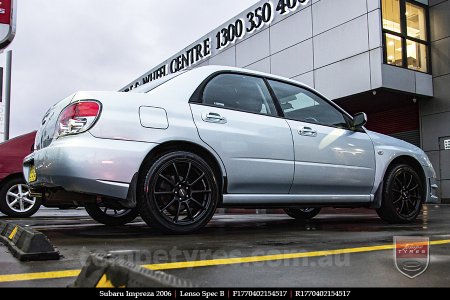 17x7.0 Lenso Spec B MB on SUBARU IMPREZA