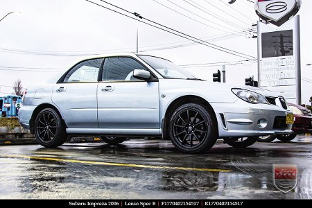 17x7.0 Lenso Spec B MB on SUBARU IMPREZA