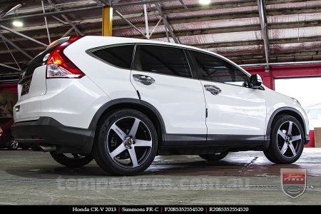 20x8.5 20x10 Simmons FR-C Black Tint NCT on HONDA CRV