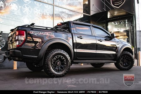 17x9.0 Simmons MAX X11 MBW on FORD RANGER RAPTOR