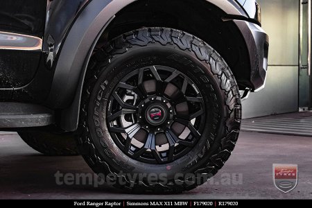 17x9.0 Simmons MAX X11 MBW on FORD RANGER RAPTOR