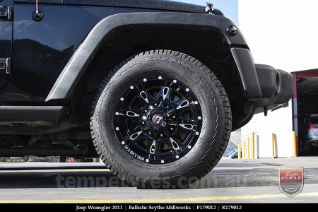 17x9.0 Ballistic Scythe Millworks on JEEP WRANGLER