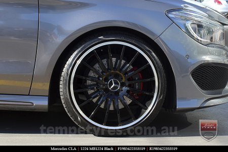 19x8.5 19x9.5 1224 MB1224 Black on MERCEDES CL-CLASS