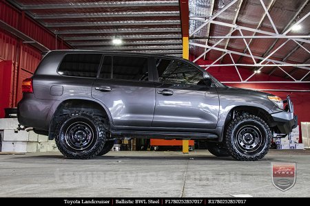 17x8.0 Ballistic BWL Steel on TOYOTA LANDCRUISER