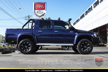 16x8.0 Ballistic Jester on TOYOTA HILUX SR5