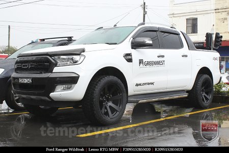 20x9.5 Lenso RTG MBW on FORD RANGER WILDTRAK