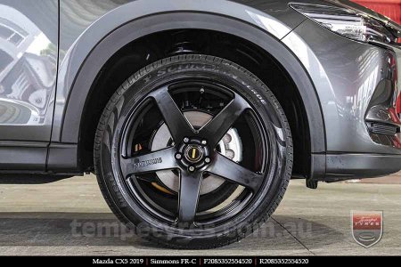 20x8.5 20x10 Simmons FR-C Satin Black NCT on MAZDA CX5