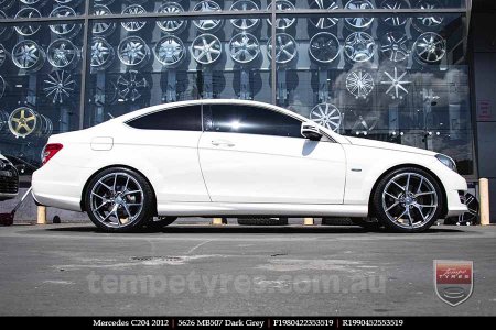 19x8.0 19x9.0 5626 MB507 Dark Grey on MERCEDES C-Class