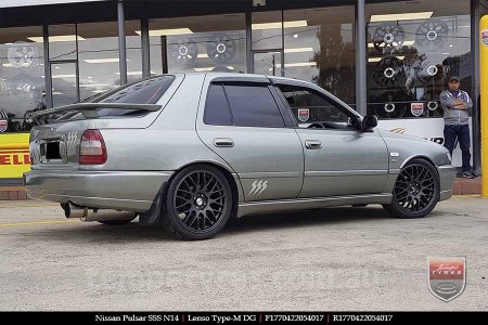 17x7.0 Lenso Type-M - DG on NISSAN PULSAR