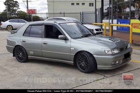 17x7.0 Lenso Type-M - DG on NISSAN PULSAR