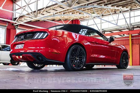 20x8.5 20x10 Simmons OM-C FB on FORD MUSTANG