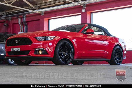 20x8.5 20x10 Simmons OM-C FB on FORD MUSTANG