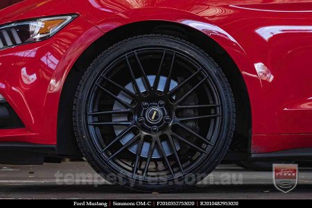 20x8.5 20x10 Simmons OM-C FB on FORD MUSTANG