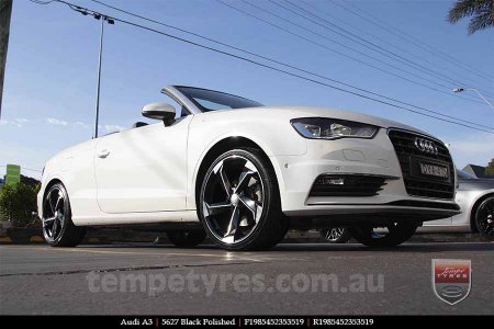 19x8.5 5627 Black Polished on AUDI A3