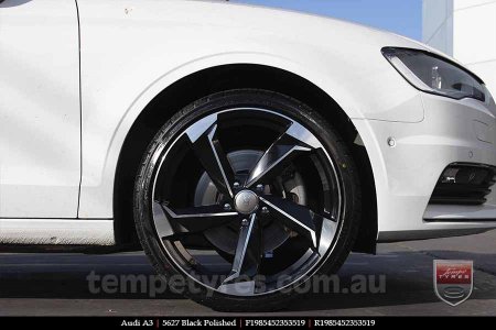 19x8.5 5627 Black Polished on AUDI A3