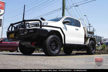 17x8.0 Ballistic BWL Steel on TOYOTA HILUX SR5