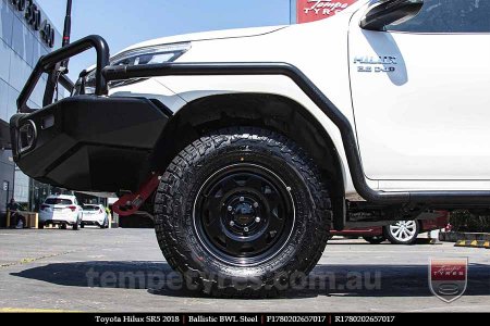 17x8.0 Ballistic BWL Steel on TOYOTA HILUX SR5