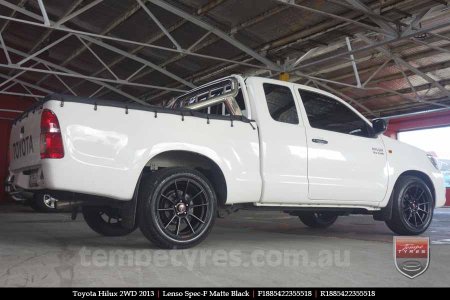 18x8.5 Lenso Spec F MB on TOYOTA HILUX