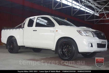 18x8.5 Lenso Spec F MB on TOYOTA HILUX