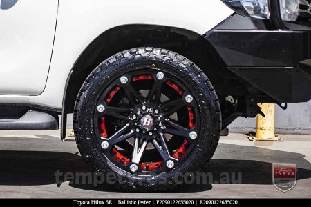 20x9.0 Ballistic Jester on TOYOTA HILUX