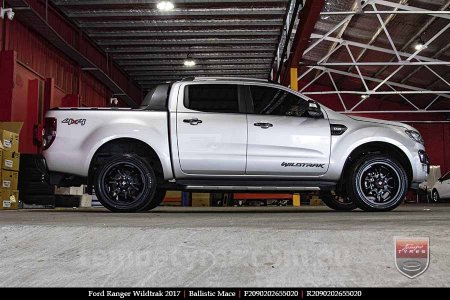 20x9.0 Ballistic Mace on FORD RANGER WILDTRAK