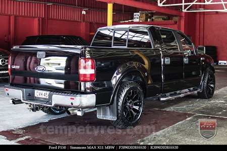 20x9.0 Simmons MAX X11 MBW on FORD F150 