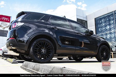 20x8.5 Lenso Como Black on LAND ROVER DISCOVERY SPORT