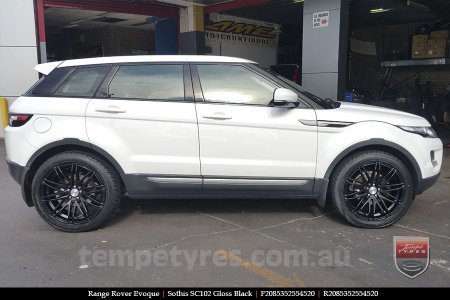 20x8.5 20x10 Sothis SC102 GB on RANGE ROVER EVOQUE