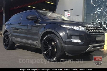 20x8.0 Lenso Conquista 2 SB CQ2 on RANGE ROVER EVOQUE