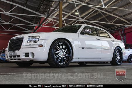 22x9.5 Lenso Symphony - BKQ on CHRYSLER 300