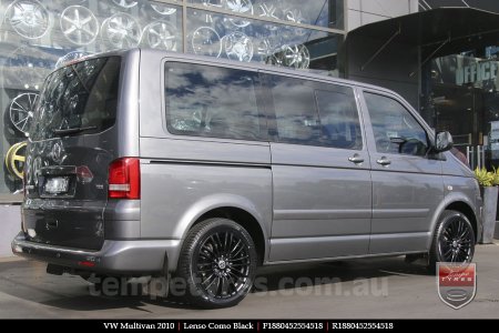 18x8.0 Lenso Como Black on VW MULTIVAN