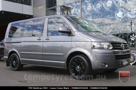 18x8.0 Lenso Como Black on VW MULTIVAN