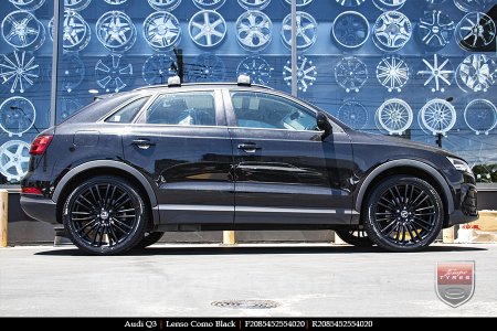 20x8.5 Lenso Como Black on AUDI Q3